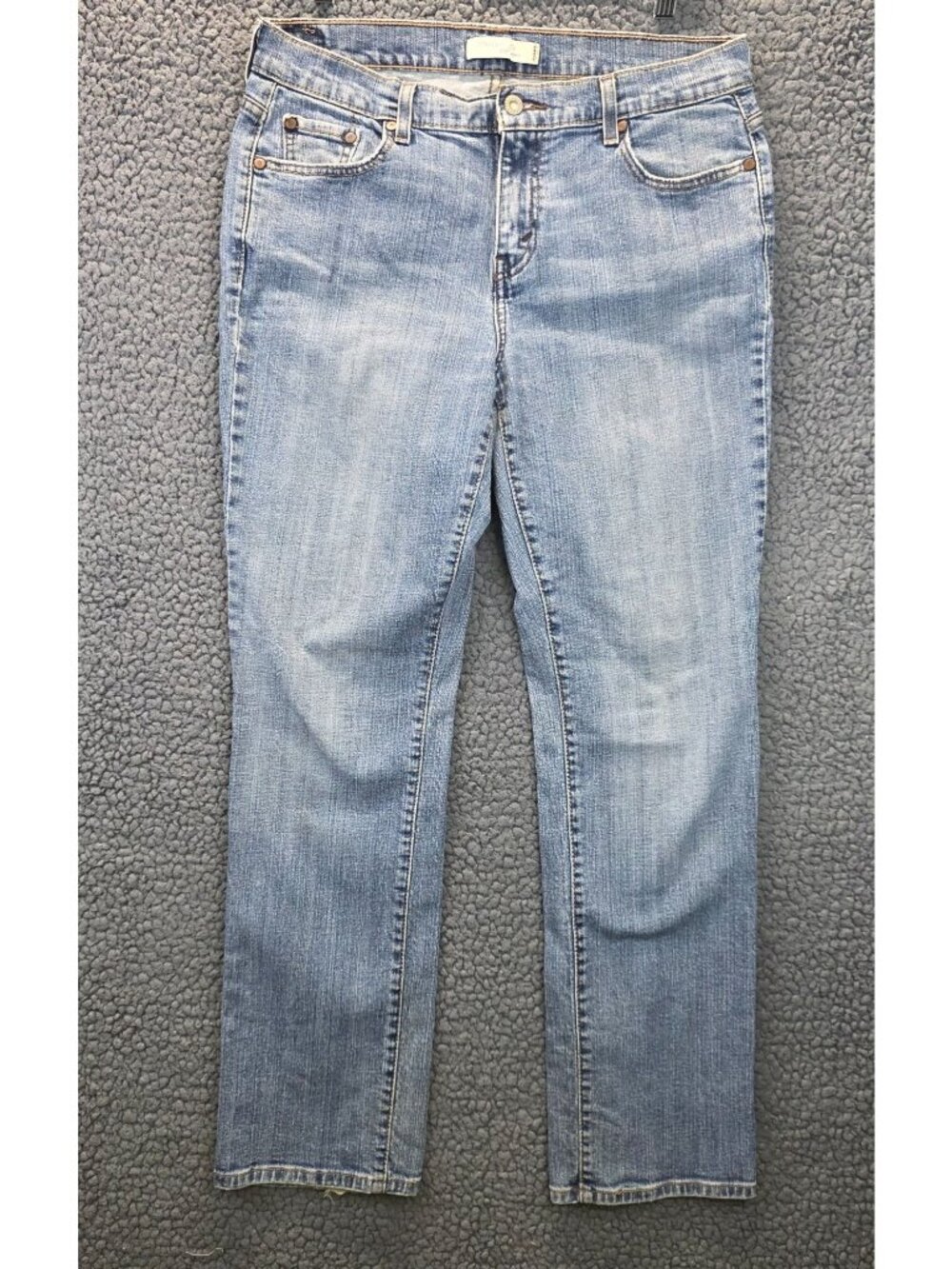 Levi's 505 Straight Leg Jeans 12M Fading Blue Streetwear Casual Concert Retro